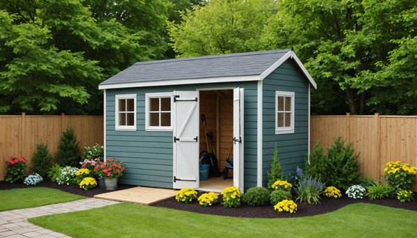 Optimisez votre extérieur avec un abri de jardin contemporain